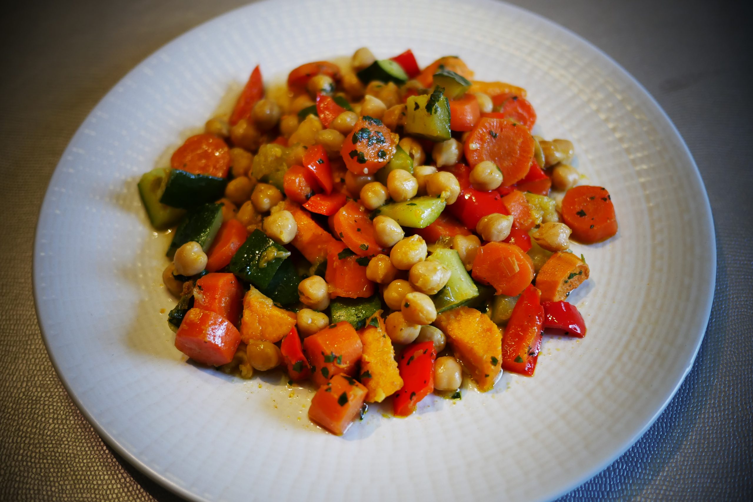 Recette pois chiche à l'orientale Les conseils nutritionnels de Mélanie Julio Recette pois chiche à l'orientale Les conseils nutritionnels de Mélanie Julio